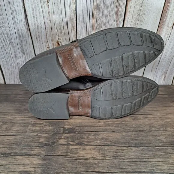 Pikolinos Ordino Lead Gray Ankle Boots Women's Sz 10.5-11 EU41 (NWOB)